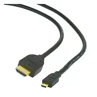 Відео-кабель Cablexpert CC-HDMID-6 HDMI (тато) microHDMI (тато), 1, 8m Black