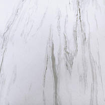 Декоративна ПВХ плита грецький білий мармур 600*600*3mm (S) SW-00001623, фото 3