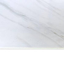 Декоративна ПВХ плита грецький білий мармур 600*600*3mm (S) SW-00001623, фото 2