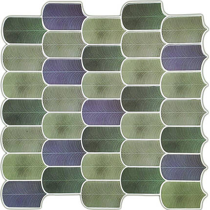 Самоклеюча поліуретанова плитка сіро-фіолетова мозаїка 305х305х1мм SW-00001194, фото 2