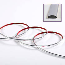 D-образний молдінг 3м х 8мм х 4мм Срібло (D) SW-00001552, фото 2