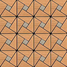 Самоклеящаяся PET мозаика 300х300х4мм SW-00001642