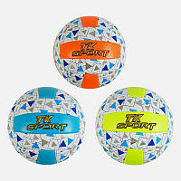 М`яч волейбольний C 60972 (60) "TK Sport" 3 види, матеріал м`який PVC, вага 280-300 грамів, розмір №5,