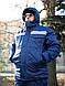 Куртка утеплена робоча "СТО" Зимовий спецодяг Зимові робочі куртки Робоча зимова куртка, фото 5