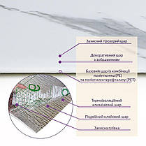 Самоклеюча стінова PET плитка у рулоні 600х3000х2мм SW-00001703, фото 5