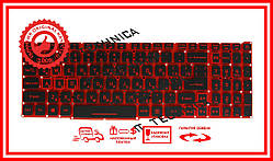 Клавіатура ACER Aspire Nitro 5 AN515-54 AN517-51 AN715-51 LG5P_N90BRL Черная з підсвічуванням RUUS