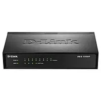 Світч D-Link DES-1008P Black 8 портів