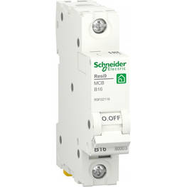 Автоматичний вимикач Schneider Electric RESI9 6kA 1P 16A В (R9F02116)