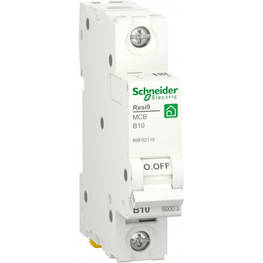 Автоматичний вимикач Schneider Electric RESI9 6kA 1P 10A B (R9F02110)