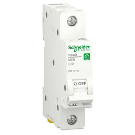 Автоматичний вимикач Schneider Electric RESI9 6kA 1P 32A C (R9F12132)