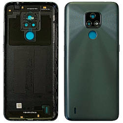 Задня кришка Motorola Moto E7 XT2095 (синя Оригінал зі склом камери)