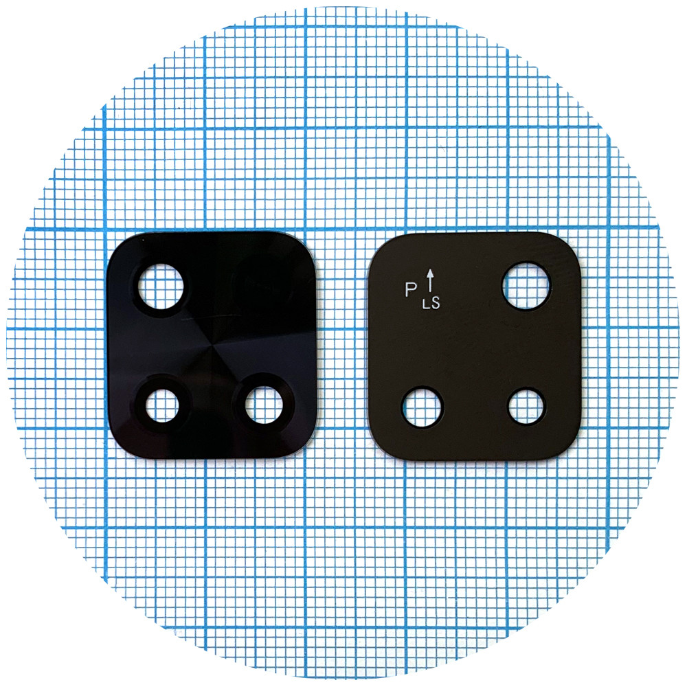 Скло камери Xiaomi Redmi 10C Poco C40 (чорне), фото 1