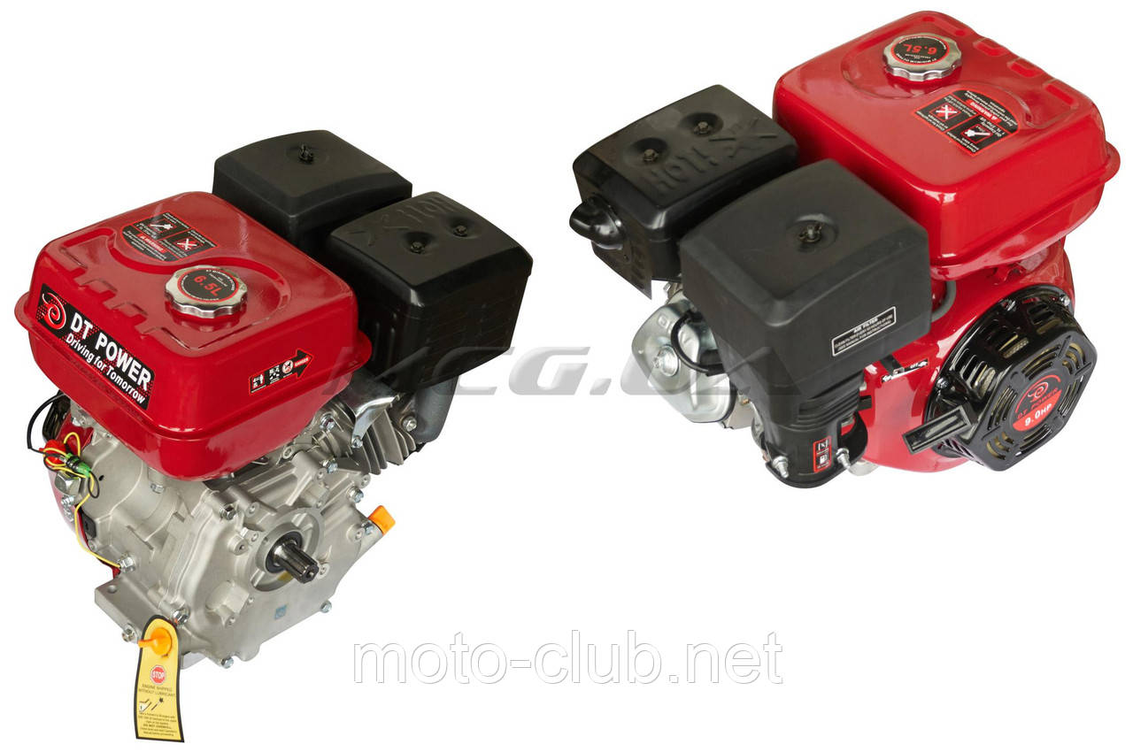 Двигун для мотоблока з двигуном 177F (9Hp) (повний комплект) (вал Ø 25мм, під шестерні)