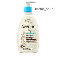 Гель для миття тіла та шампунь Aveeno Baby 354ml.