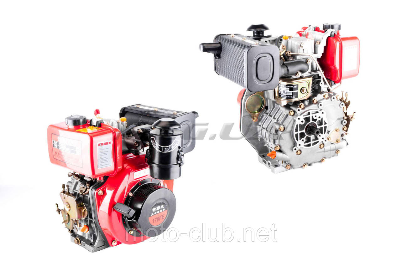 Двигун для мотоблока з двигуном 178F (6Hp) (повний комплект) "DIGGER"