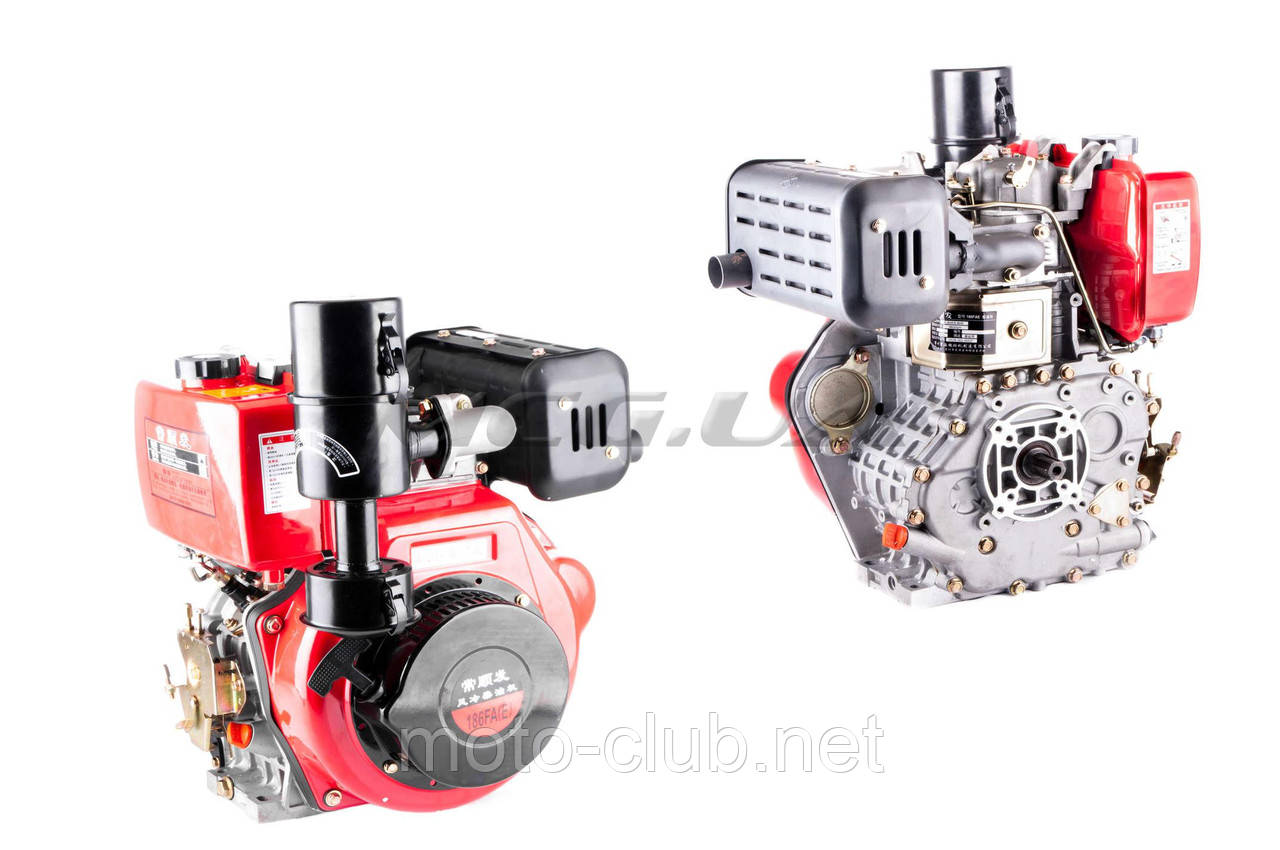 Двигун для мотоблока з двигуном 186F (9Hp) (повний комплект) "DIGGER"