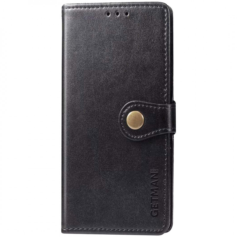 Шкіряний чохол-книжка GETMAN Gallant (PU) для Xiaomi Redmi Note 9s / Note 9 Pro / Note 9 Pro Max Чорний, фото 1