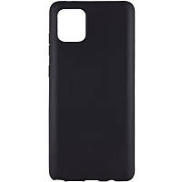Тонкий силиконовый чехол TPU Epik Black для Samsung Galaxy Note 10 Lite (A81) | Черный
