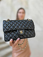 Женская сумка Chanel турция Экокожа черная на плечо