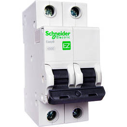Автоматичний вимикач Schneider Electric Easy9 2P 10A B (EZ9F14210)