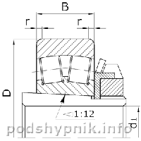 Подшипник 13536