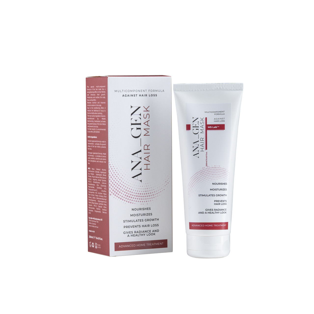 ANA_GEN Hair Mask ,MS Laboratory ,мультікомпонентная  маска проти випадіння волосся, фото 1