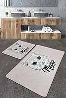 Набір килимків для ванної кімнати Chilai Home Miya