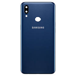 Задня кришка Samsung Galaxy A10s 2019 A107F (синій Оригінал зі склом камери)