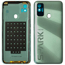 Задня кришка Tecno Spark 7 KF6n (зелена Оригінал)