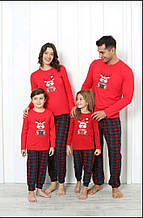 Піжама для хлопчика підлітка новорічнийподарунок  Різдвяний настрій Nicoletta Family look  89923