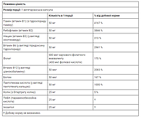 Вітаміни групи В В-50 NOW Foods 100 рослинних капсул, фото 4