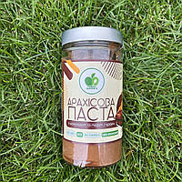 Арахисовая паста с медом и какао бобами тертыми(шоколад черный) КРАНЧ 500 грамм