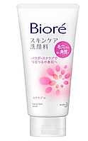 Пенка-скраб для лица с цветочным ароматом, Facial Wash Scrab KAO BIORE, 130 g