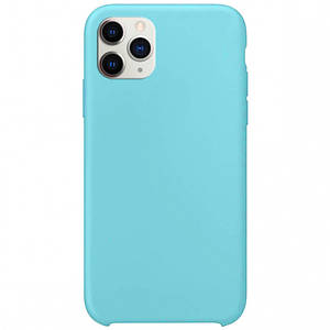 Чохол Silicone Case without Logo (AA) для Apple iPhone 11 Pro (5.8") Блакитний / Ice Blue