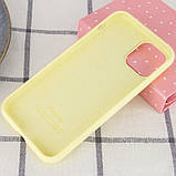 Чохол Silicone Case Full Protective (AA) для Apple iPhone 11 (6.1") Жовтий / Mellow Yellow, фото 3