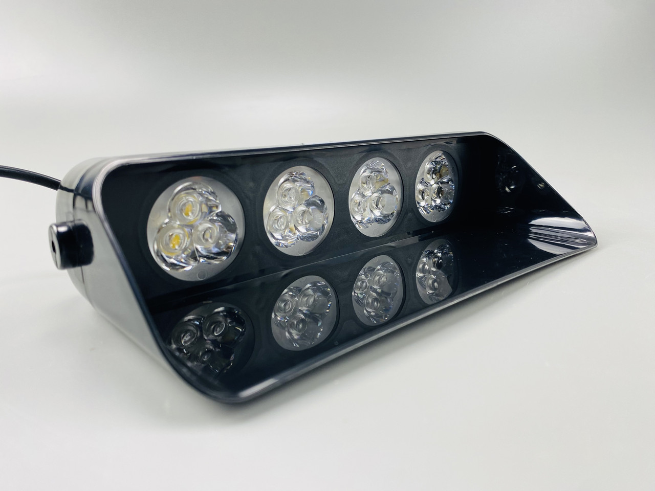 Маячок проблисковий S5 стробоскоп 9-80V 12 led діодів помаранчевий спалах під скло, світлодіодний стробоскоп, фото 1