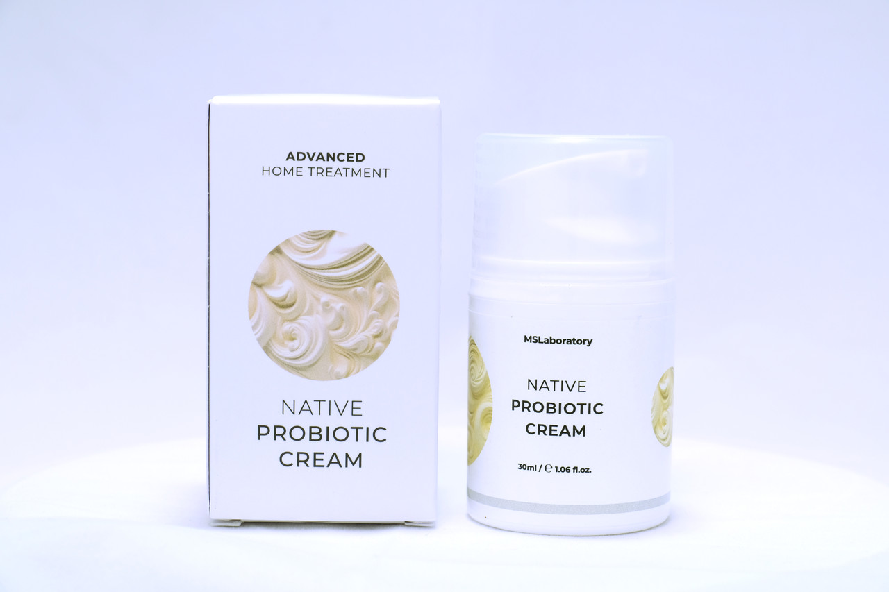 NATIVE PROBIOTIC CREAM  ,  MS Laboratory , зволожуючий крем для сухої чутливої шкіри, фото 1