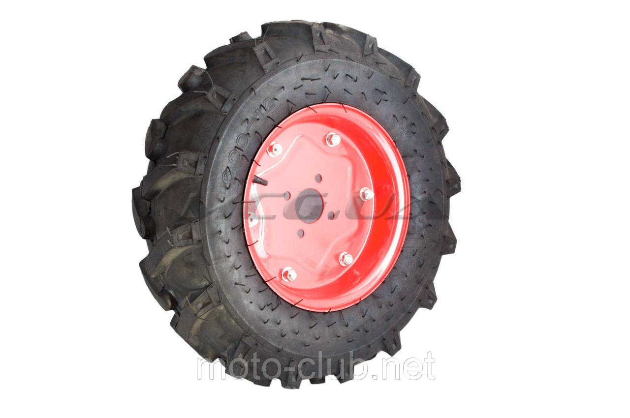 Колесо в складі 6,00-12 для мотоблока з двигуном 175N/180N (7/9Hp)   , фото 1
