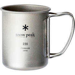 Кухоль Snow Peak MG-141 Titanium Single Wall 220ml