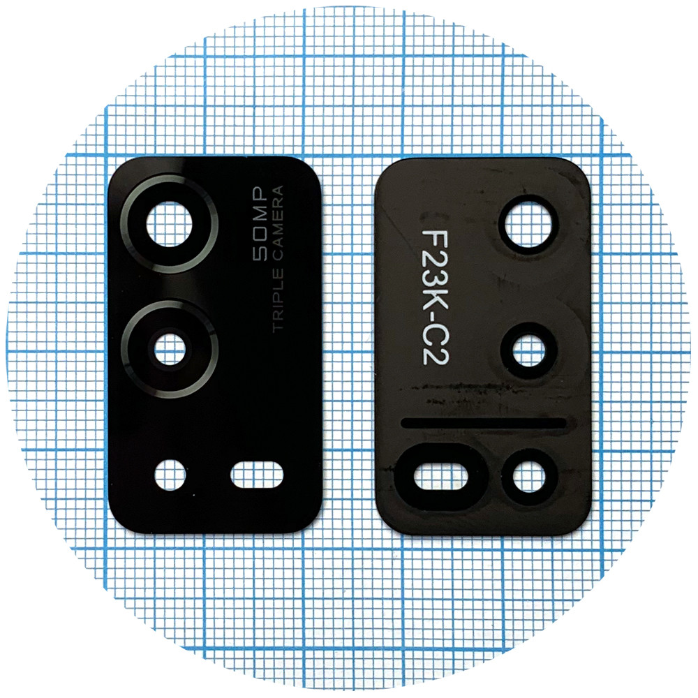 Скло камери Oppo A55 4G (чорне), фото 1