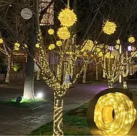 Рождественская гирлянда для улицы 500Led 50м Гирлянда электрическая + 8 режимов свечения (Гирлянды)