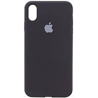 Чехол Silicone Case Full Protective (AA) для Apple iPhone XS Max (6.5") Черный / Black