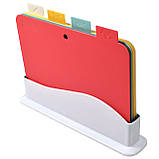 Набір кухонних дощок Supretto на підставці 4 шт. (8570), фото 3