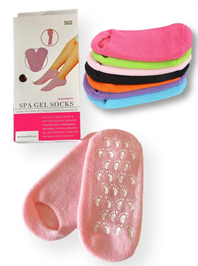 Косметичні зволожуючі шкарпетки гелеві спа-шкарпетки Spa Gel Socks