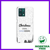 Силиконовый Рождественский Чехол для Realme 9 Pro Plus / Рождество на Реалми 9 про плюс