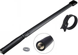 ⇒ Антена "Tactic-X" Dual Band SMA-F  на 47см / 8W - тактична дводіапазонна антена для Anytone Baofeng TYT та ін.