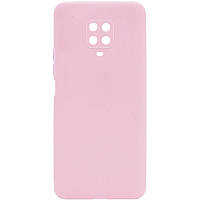 Силиконовый чехол Candy Full Camera для Xiaomi Redmi Note 9s / Note 9 Pro / Note 9 Pro Max Розовый / Pink Sand