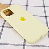 Чохол Silicone Case Full Protective (AA) для Apple iPhone 14 (6.1") Жовтий / Mellow Yellow, фото 2