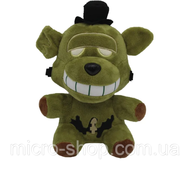 М'яка іграшка Freddy FNAF П'ять ночей з Фредді Аніматронік Фредді зелений