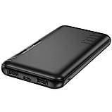 Портативний зарядний пристрій Power Bank Hoco J82 Easylink 10000 mAh Чорний, фото 3